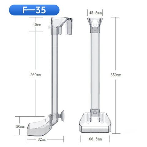 Ống Cho Ăn Cá Jeneca Acrylic F21 F29 F35 - Máng Trượt Tiện Lợi, Chống Nhiễm Bẩn, Thích Hợp Cho Thủy Sinh và Động Vật Bò Sát
