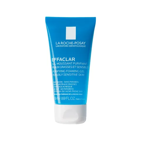 Bộ Sản Phẩm La Roche-Posay Làm Mờ Sẹo & Phục Hồi Da - Gel Dưỡng và Rửa Mặt Cho Da Dầu Nhạy Cảm, Hỗ Trợ Tái Tạo Da 40ml & 50ml
