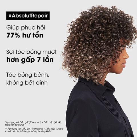 Dầu Gội L'Oréal Professionnel Phục Hồi Hư Tổn 300ml - Dưỡng Tóc Khô Xơ Với Keratin Cho Mái Tóc Bóng Mượt, Mềm Mại