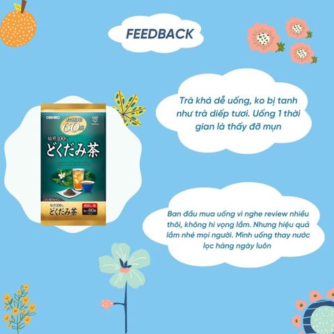 Trà Diếp Cá Orihiro 60 Gói - Hỗ Trợ Thanh Nhiệt, Thải Độc Tự Nhiên, Làm Đẹp Da, Giúp Cải Thiện Tiêu Hóa, Sức Khỏe Tối Ưu