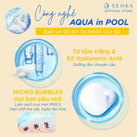 Bọt Rửa Mặt Senka Sạch Sâu Dịu Nhẹ 150ml - Sữa Rửa Mặt Nhật Bản, Làm Sạch Tối Ưu, Dưỡng Ẩm Mịn Màng, Phù Hợp Cho Da Nhạy Cảm
