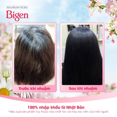 Kem Nhuộm Tóc Bigen Speedy Color Milky 80g - Phủ Bạc Hoàn Hảo, Chiết Xuất Thảo Mộc, Dễ Sử Dụng Tại Nhà cho Tóc Mềm Mượt
