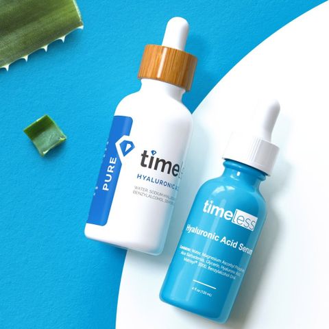 Serum Timeless Hyaluronic Acid + Vitamin C 30ml - Dưỡng ẩm và làm sáng da cho mọi loại da, đặc biệt da dầu và da mụn