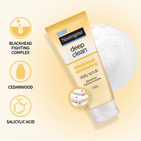 Sữa Rửa Mặt Neutrogena 100g - Ngăn Ngừa Mụn Đầu Đen, Giúp Làm Sạch Da Sâu, Thích Hợp Cho Mọi Loại Da
