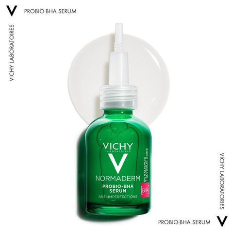 Tinh Chất Giảm Mụn Vichy Normaderm Serum Probio BHA – AHA 30ml - Giải Pháp Duy Trì Da Sáng Mịn, Ngăn Ngừa Mụn Nội Tiết
