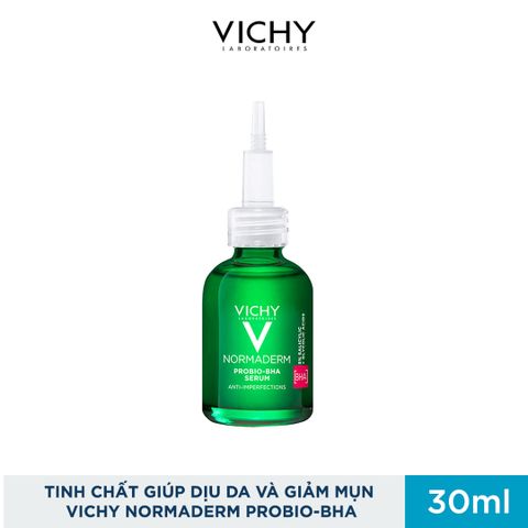 Tinh Chất Giảm Mụn Vichy Normaderm Serum Probio BHA – AHA 30ml - Giải Pháp Duy Trì Da Sáng Mịn, Ngăn Ngừa Mụn Nội Tiết