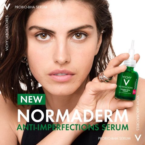 Tinh Chất Giảm Mụn Vichy Normaderm Serum Probio BHA – AHA 30ml - Giải Pháp Duy Trì Da Sáng Mịn, Ngăn Ngừa Mụn Nội Tiết