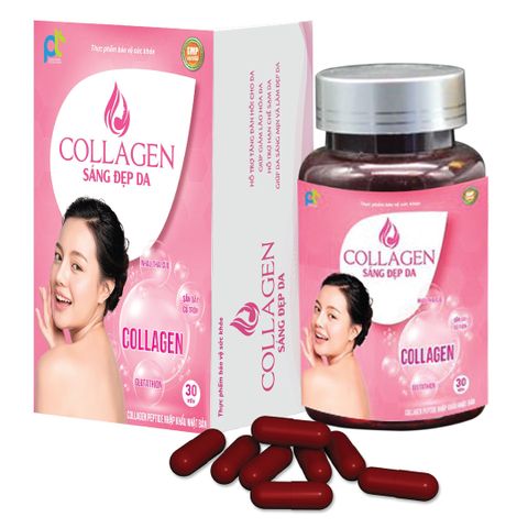 Viên Uống P&T Collagen & Slim-Body Plus - Hỗ Trợ Làm Đẹp Da và Giảm Cân 30 Viên - Tăng Cường Độ Đàn Hồi, Dưỡng Ẩm Da