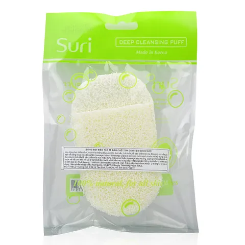 Bông Bọt Biển Tẩy Tế Bào Chết Mira Suri E279 - Rửa Mặt, Tẩy Trang, Làm Sạch Dầu Nhờn, Giúp Da Mịn Màng, Thân Thiện Với Da