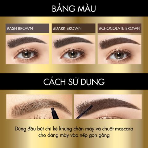 Chì Kẻ Mày & Mascara Mày 2in1 Browit Ultra Fine - Sản Phẩm Kẻ Mày Tự Nhiên Đẹp, Dưỡng Ẩm, Thương Hiệu Thái Lan