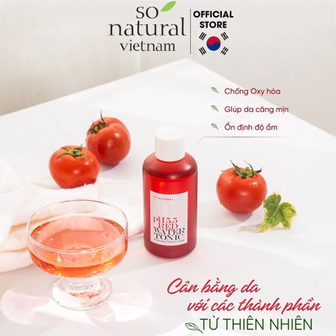 Nước Hoa Hồng So'Natural 250ml - Toner Cấp Ẩm Cho Mọi Làn Da, Dưỡng Da Đều Màu, Sáng Mịn, Phù Hợp Với Da Nhạy Cảm