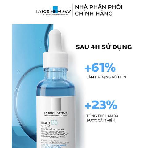 Serum La Roche-Posay Hyalu B5 - Tinh Chất Phục Hồi Độ Ẩm, Cấp Nước Sâu cho Da Khô và Nhạy Cảm, 30ml