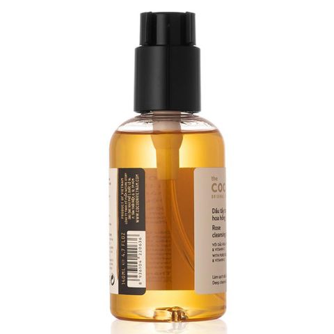 Dầu Tẩy Trang Cocoon Chiết Xuất Hoa Hồng 140ml - Rose Cleansing Oil Dưỡng Ẩm Sâu, Làm Sạch Da Mềm Mịn, Phù Hợp Mọi Loại Da