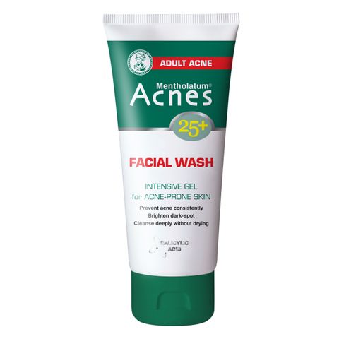 Gel rửa mặt hỗ trợ ngăn mụn Acnes 25+ Facial Wash