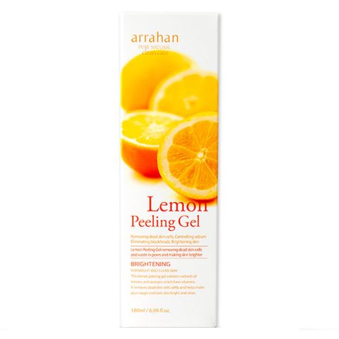 Gel Tẩy Tế Bào Chết Arrahan 180ml - Peeling Gel Từ Thiên Nhiên Hương Chanh, Tái Tạo Da Sáng Mịn, Phù Hợp Mọi Loại Da