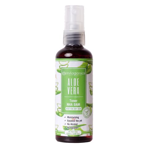 Nước Hoa Hồng Milaganics Aloe Vera Best For Dry Skin Nha Đam