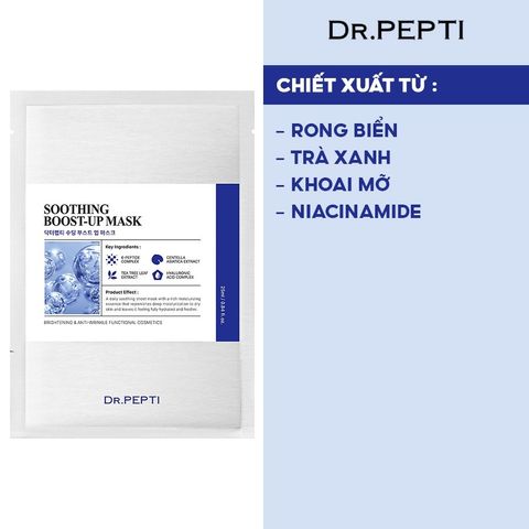 Mặt Nạ Dr.Pepti Làm Dịu, Cấp Ẩm Và Sáng Da 25ml