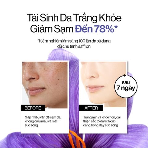 Tinh Chất Đậm Đặc Gilaa Saffron 5ml, Serum Làm Sáng Da, Khôi Phục Độ Đều Màu, Chứa Retinol & Vitamin C, Mỹ Phẩm Hàn Quốc