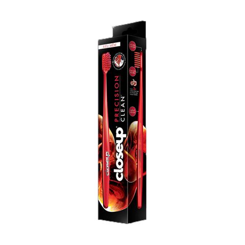 Bàn chải đánh răng Closeup Precision Clean - Siêu mềm mảnh, đầu nhỏ dễ dàng tiếp cận ngóc ngách, chăm sóc răng miệng hiệu quả từ Mỹ