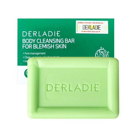 Xà phòng giúp giảm mụn cơ thể Derladie Body Cleansing Bar For Blemish Skin