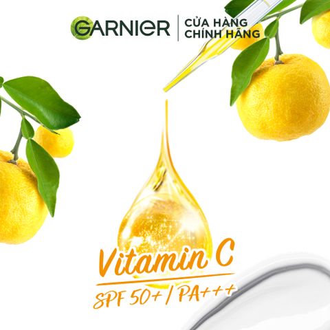 Kem Chống Nắng Garnier Lành Da 30ml - SPF50 PA+++ Dưỡng Sáng, Kiềm Dầu, Vitamin C & E - Bảo Vệ Tối Ưu Cho Da