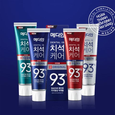 Kem Đánh Răng Median Dental IQ Tartar Protection 120g - Bảo Vệ Răng Miệng, Giúp Răng Trắng Sáng và Khỏe Mạnh