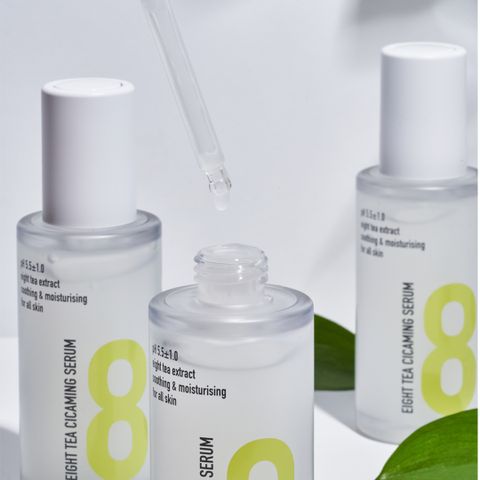 Serum B.O.M Eight Tea Cicaming 38ml - Tinh Chất Dưỡng Da Từ 8 Loại Trà, Phục Hồi, Kháng Khuẩn, Ngừa Mụn, Dưỡng Ẩm Chuyên Sâu