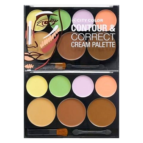 Bảng Tạo Khối & Che Khuyết Điểm City Color Contour & Correct Cream Palette - 7 Màu Đa Năng Cho Lớp Trang Điểm Hoàn Hảo