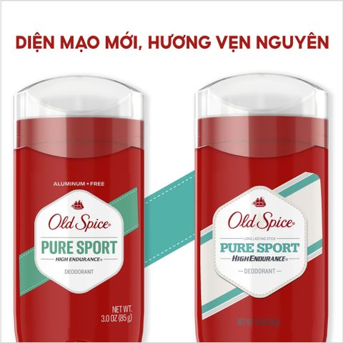 Sáp Khử Mùi Cho Nam Old Spice High Endurance 85g - Ngăn Mùi Tối Ưu, Hương Fresh Tươi Mát, Duy Trì Sự Khô Thoáng Đến 24 Giờ 722615