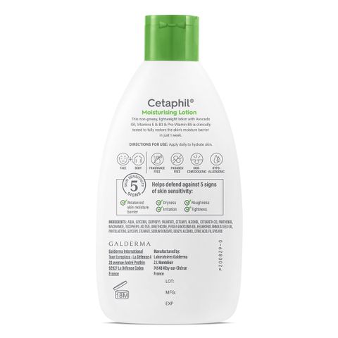 Sữa Dưỡng Ẩm Nhạy Cảm Cetaphil Moisturizing Lotion 200ml - Giải Pháp Làm Dịu Da, Dưỡng Ẩm Suốt 48 Giờ Cho Da Mỏng Manh, Khô Sần