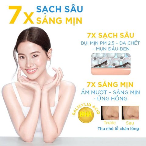 Sữa Rửa Mặt Senka Perfect Whip Vitamin C 100g - Dưỡng Sáng Mờ Thâm, Giúp Thu Nhỏ Lỗ Chân Lông và Làm Sạch Sâu Da