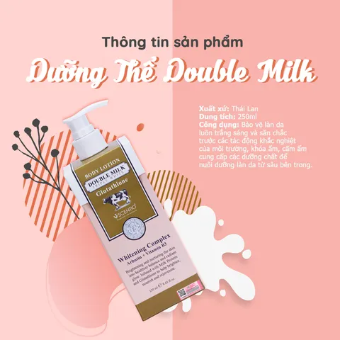 Dưỡng Thể Beauty Buffet Sữa Bò Sáng Da 250ml - Cấp Ẩm & Làm Mờ Vết Thâm, Dưỡng Sáng 3 Lần, Phù Hợp Mọi Loại Da