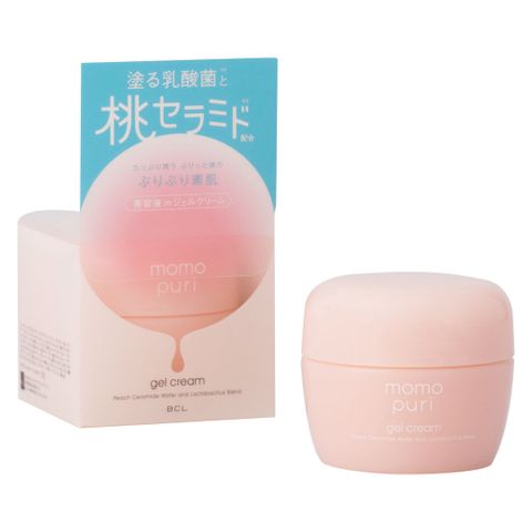 Kem Dưỡng Ẩm Momopuri Gel Hương Đào 80g - Dưỡng Da Nhẹ Mượt, Cấp Ẩm Sâu, Phù Hợp Cho Da Dầu Thiếu Ẩm, Xuất Xứ Nhật Bản