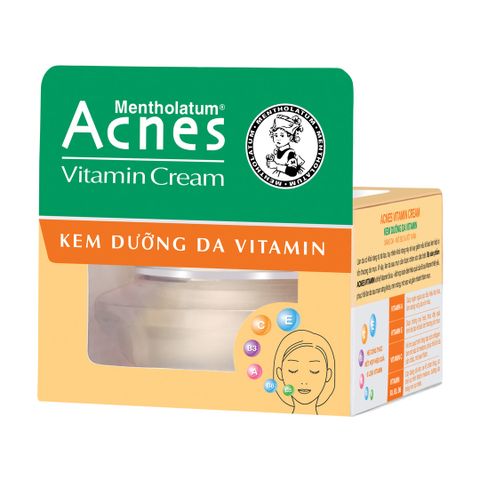 Kem Dưỡng Acnes Vitamin Sáng Da 40g - Kem Mờ Sẹo Thâm, Phục Hồi Da Sau Mụn, Dưỡng Ẩm, Giúp Da Sáng Mịn, Thương Hiệu Nhật Bản