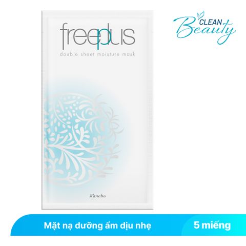 Mặt Nạ Freeplus Double Sheet Mask 25mlx5 - Dưỡng Ẩm Dịu Nhẹ Chuyên Dành Cho Da Nhạy Cảm, Với Thành Phần Từ Thảo Mộc Nhật Bản