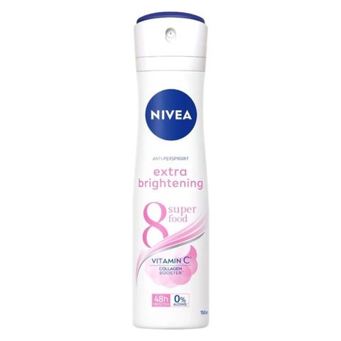 Xịt khử mùi cho nữ Nivea Extra Brightening 8 Super Food Spray