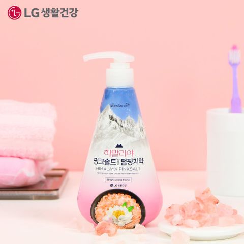 Kem Đánh Răng Bamboo Salt Muối Hồng Himalaya 285g - Sáng Răng, Giúp Loại Bỏ Mảng Bám, Hơi Thở Thơm Mát, An Toàn Cho Răng Miệng