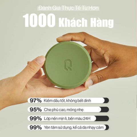Siêu Phấn Nước Glamrr Q 15g Vegan Super Glow Cushion SPF50+/PA++++ - Phấn Trang Điểm Căng Bóng Chăm Sóc Da, Ngăn Ngừa Nắng