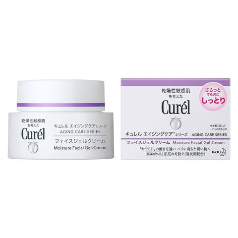 Gel Dưỡng Ẩm Chuyên Sâu Curél 40g - Kem Dưỡng Da Nhạy Cảm, Hỗ Trợ Trẻ Hóa, Chất Gel Thẩm Thấu Nhanh, Dưỡng Ẩm Sâu