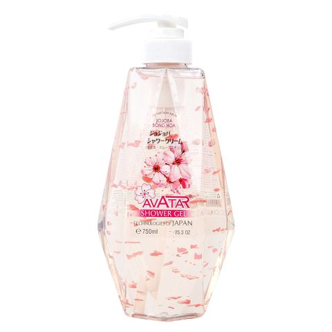 Sữa Tắm Avatar Jojoba Bông Hoa 750ml - Dưỡng Ẩm, Ngăn Ngừa Lão Hóa, Hương Thơm Nữ Tính Chăm Sóc Da Nhật Bản