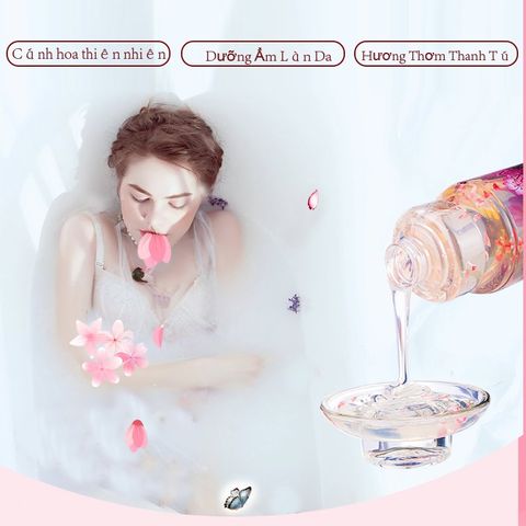 Sữa Tắm Avatar Jojoba Bông Hoa 750ml - Dưỡng Ẩm, Ngăn Ngừa Lão Hóa, Hương Thơm Nữ Tính Chăm Sóc Da Nhật Bản