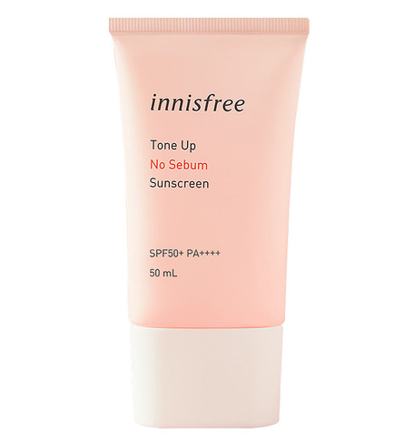 Kem Chống Nắng Innisfree Tone Up No Sebum SPF50 - Kiềm Dầu, Nâng Tông Da, Bảo Vệ Da Chống UVA/UVB - Dưỡng Ẩm Hiệu Quả 50ml
