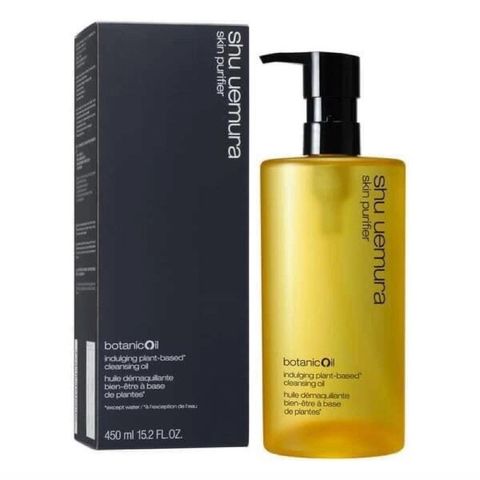 Dầu Tẩy Trang Shu Uemura Skin Purifier Botanic Oil 450ml - Làm Sạch, Giữ Ẩm, Phù Hợp Cho Da Khô Nhạy Cảm, Hương Yuzu Tươi Mát