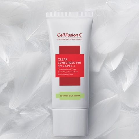 Kem Chống Nắng Cell Fusion C Clear Sunscreen 100 SPF 48/PA+++ - Dành Cho Da Mụn Nhạy Cảm, Kiểm Soát Dầu 50ml