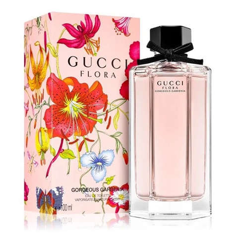 Nước hoa Gucci Flora Gorgeous Gardenia EDT 100ml - Hương thơm nữ tính, nhẹ nhàng với trái cây và hoa tự nhiên, quà tặng ý nghĩa cho phái đẹp 723222