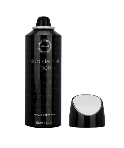 Xịt Khử Mùi Nam Armaf Club De Nuit Body Spray 200ML - Hương Citrus Lịch Lãm, Sảng Khoái, Giữ Nước, Dưỡng Ẩm, Tự Tin Dành Cho Nam