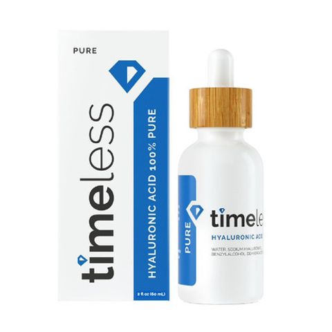 Serum Dưỡng Ẩm Timeless Hyaluronic Acid 100% Pure 30ML - Cấp Nước Và Phục Hồi Da Mịn Màng, Tươi Trẻ, Thân Thiện Với Mọi Loại Da