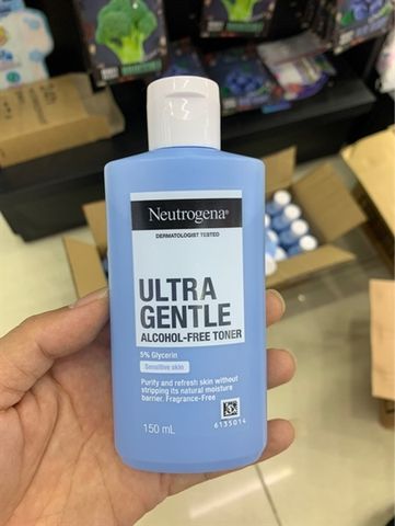 Nước Hoa Hồng Neutrogena Không Chứa Cồn 150ml Alcohol Free Toner 9/2026
