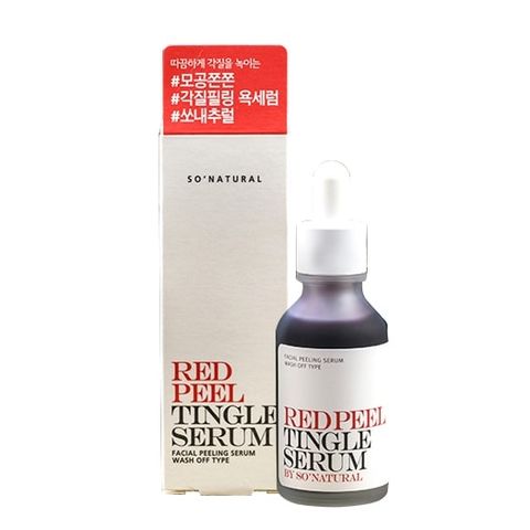 Tinh chất peel da So Natural Red Peel Tingle Serum 10ml