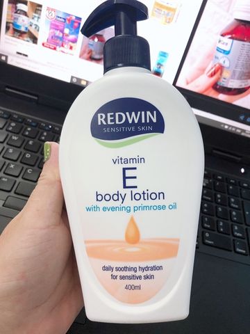 Dưỡng Thể Redwin Vitamin E Body Lotion 400ml (có vòi)
